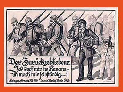 Kriegspostkarte anno 1914